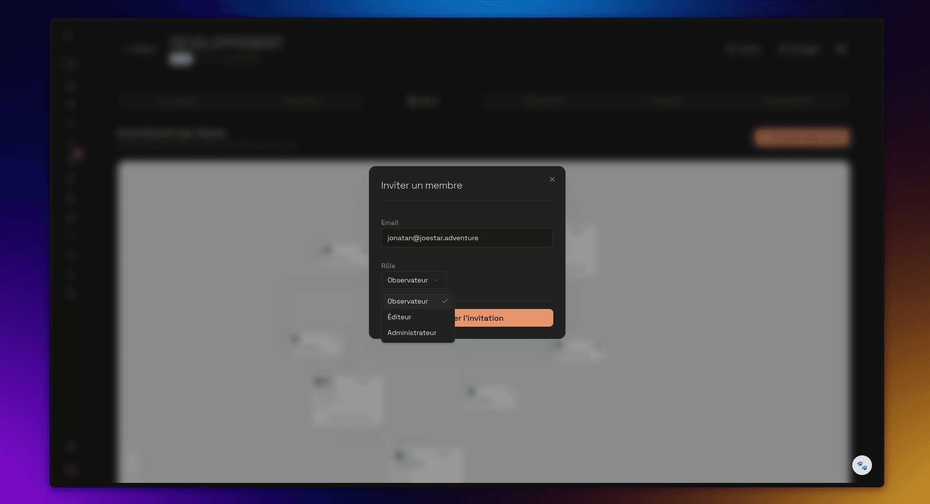 Inviting teammates to a workspace